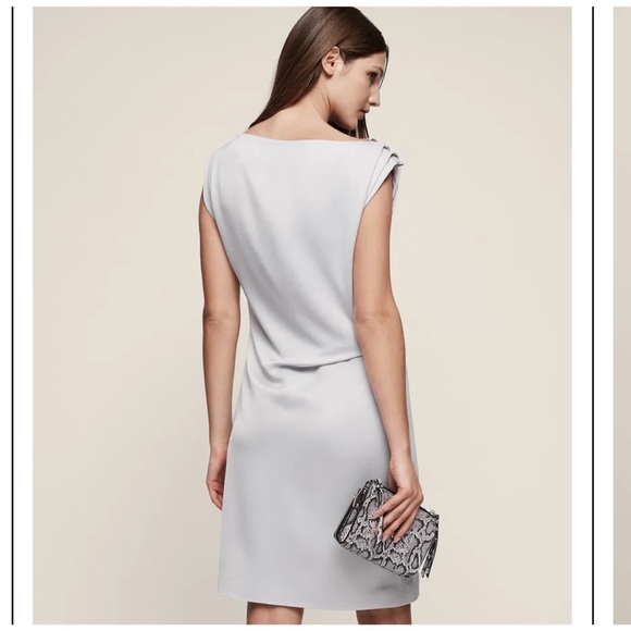 Reiss Tyra Ruffle-Detail Dress sz 10 - Picture 8 of 15